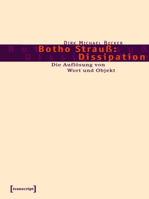 cover image of Botho Strauß